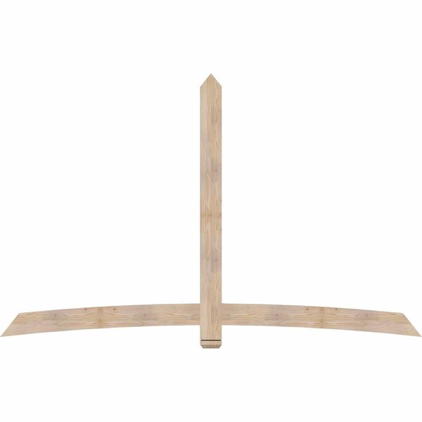 Ekena Millwork Bellingham Smooth Timber Gable Bracket, Douglas Fir, 108"W x 68"H x 1 1/2"D x 5 1/2"F, 15/12 Pitch GBW108X68X0206BEL00SDF - main
